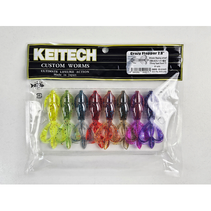 Приманки :: Силікон Keitech Crazy Flapper 2.8