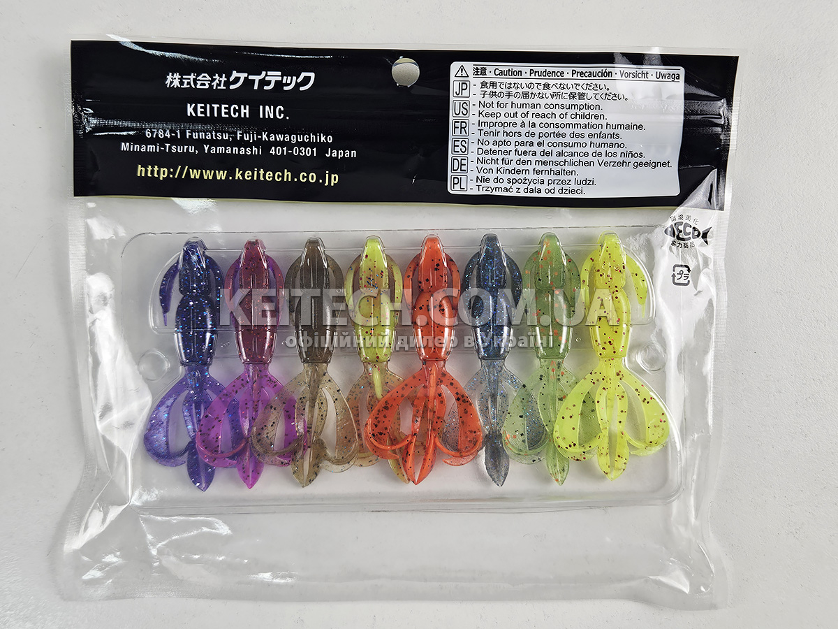 ぷりりん Приманки :: Силікон Keitech Crazy Flapper 2.8